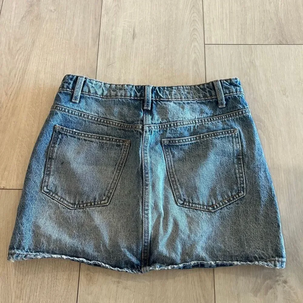 Zara women’s demin mini skirt size xs - Picture 4 of 5